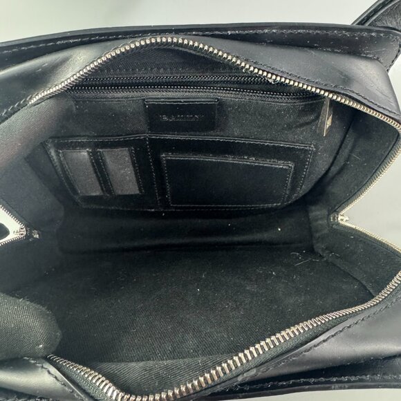 Authentic Bally Black Leather Zip-Around Organizer/Wallet Men's Wristlet - Picture 7 of 13